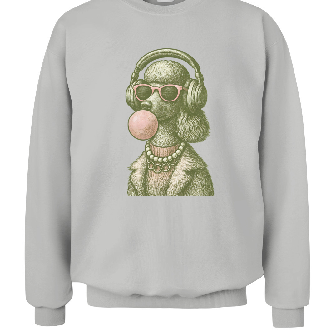 Vintage Poodle Shirt: Bubblegum Poodle Shirt - MaisonCanine™️