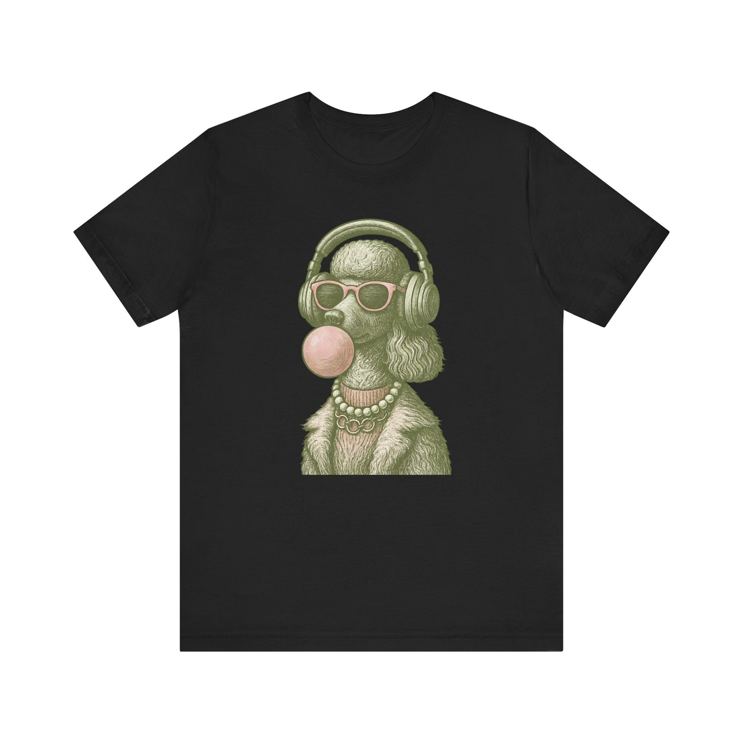 Vintage Poodle Shirt: Bubblegum Poodle Shirt - MaisonCanine™️