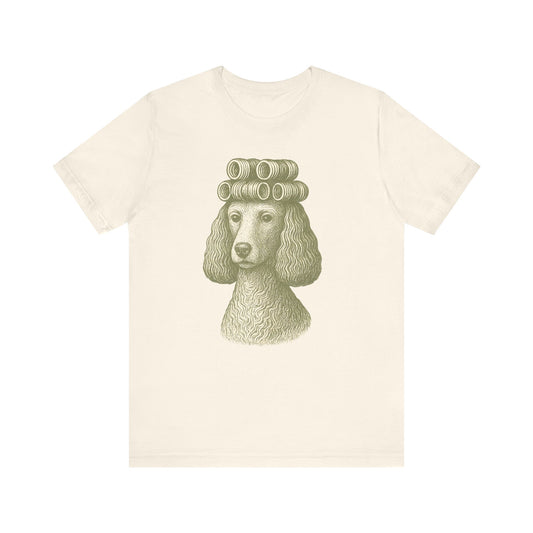 Vintage Poodle Shirt: Etching Graphic Tee, Funny Dog Gift - MaisonCanine™️