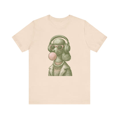 Vintage Poodle Shirt: Bubblegum Poodle Shirt - MaisonCanine™️
