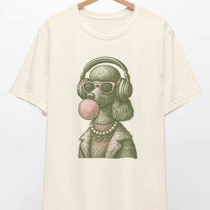 Vintage Poodle Shirt: Bubblegum Poodle Shirt - MaisonCanine™️