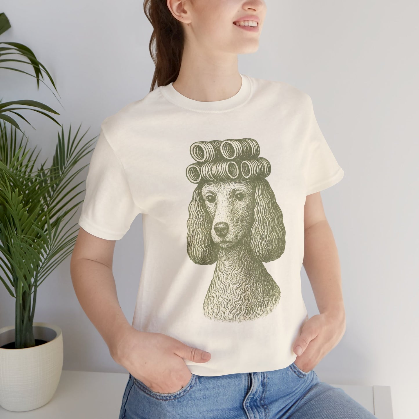 Vintage Poodle Shirt: Etching Graphic Tee, Funny Dog Gift - MaisonCanine™️